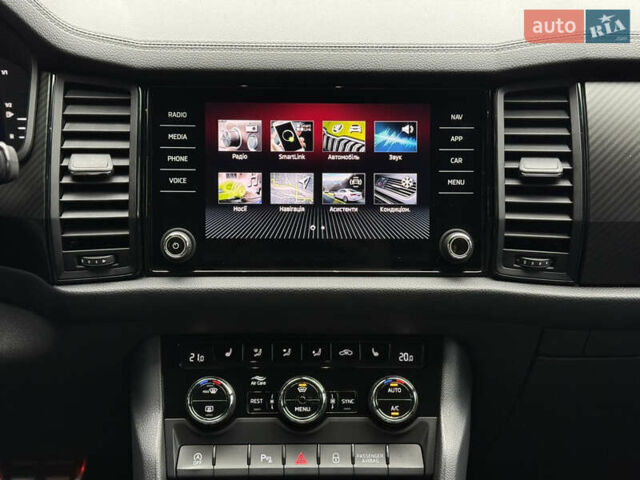 Білий Шкода Kodiaq, об'ємом двигуна 2 л та пробігом 154 тис. км за 37499 $, фото 22 на Automoto.ua