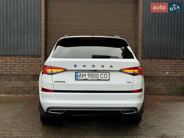 Білий Шкода Kodiaq, об'ємом двигуна 2 л та пробігом 154 тис. км за 37499 $, фото 3 на Automoto.ua