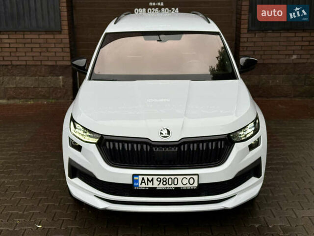 Білий Шкода Kodiaq, об'ємом двигуна 2 л та пробігом 154 тис. км за 37499 $, фото 2 на Automoto.ua