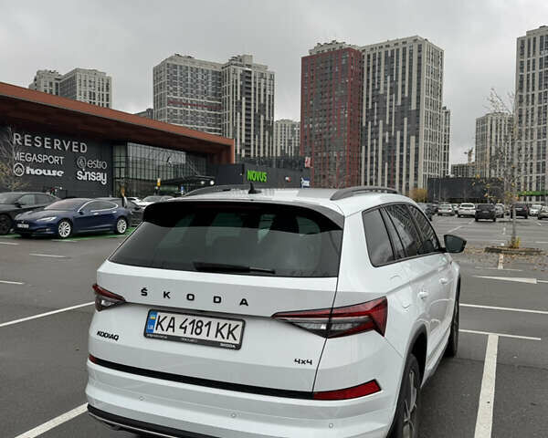 Білий Шкода Kodiaq, об'ємом двигуна 1.97 л та пробігом 36 тис. км за 45000 $, фото 5 на Automoto.ua