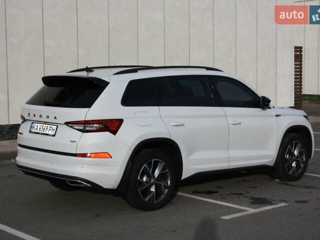 Белый Шкода Kodiaq, объемом двигателя 1.97 л и пробегом 24 тыс. км за 45100 $, фото 4 на Automoto.ua