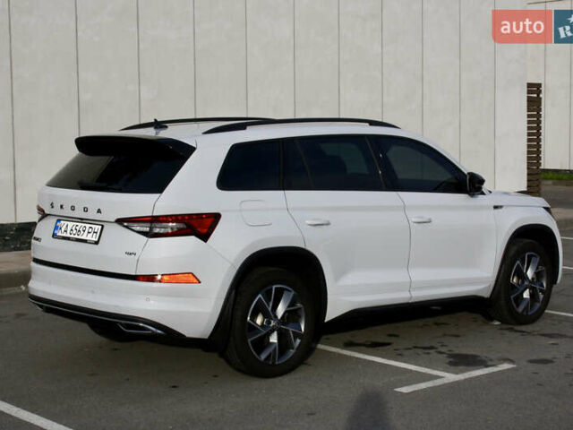 Белый Шкода Kodiaq, объемом двигателя 1.97 л и пробегом 22 тыс. км за 49500 $, фото 20 на Automoto.ua