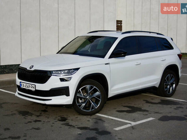 Білий Шкода Kodiaq, об'ємом двигуна 1.97 л та пробігом 24 тис. км за 45300 $, фото 5 на Automoto.ua