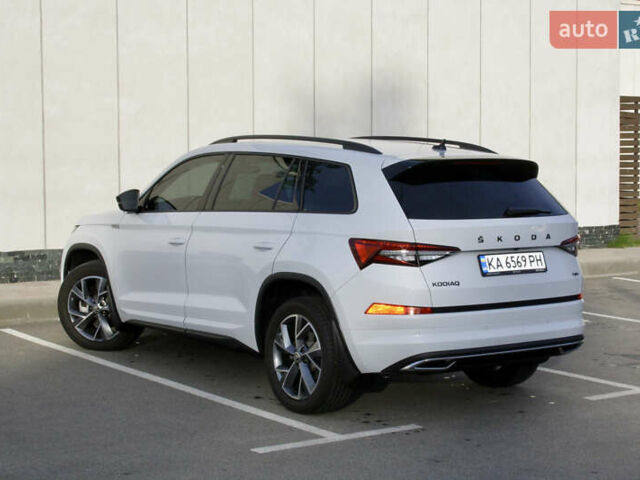 Білий Шкода Kodiaq, об'ємом двигуна 1.97 л та пробігом 24 тис. км за 45300 $, фото 3 на Automoto.ua