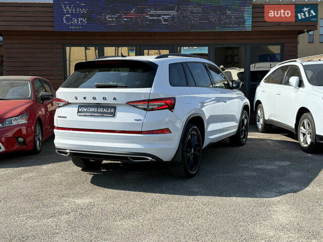 Білий Шкода Kodiaq, об'ємом двигуна 1.98 л та пробігом 13 тис. км за 40500 $, фото 10 на Automoto.ua