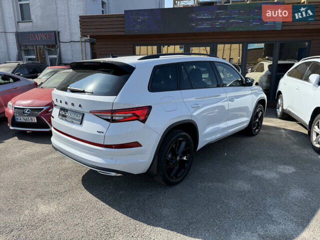 Білий Шкода Kodiaq, об'ємом двигуна 1.98 л та пробігом 13 тис. км за 40500 $, фото 13 на Automoto.ua