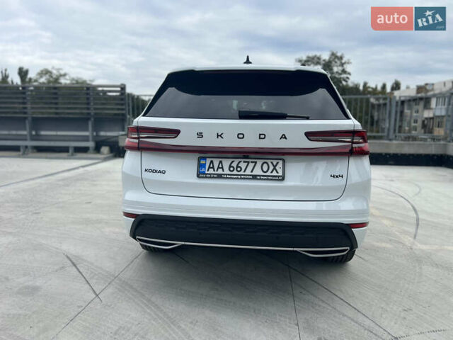 Білий Шкода Kodiaq, об'ємом двигуна 1.97 л та пробігом 7 тис. км за 49999 $, фото 6 на Automoto.ua