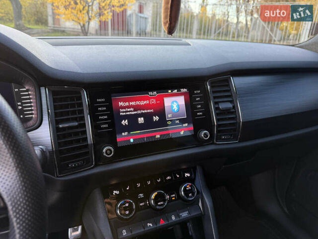 Черный Шкода Kodiaq, объемом двигателя 1.98 л и пробегом 90 тыс. км за 28500 $, фото 10 на Automoto.ua