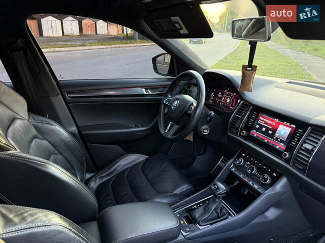 Черный Шкода Kodiaq, объемом двигателя 1.98 л и пробегом 90 тыс. км за 28500 $, фото 17 на Automoto.ua