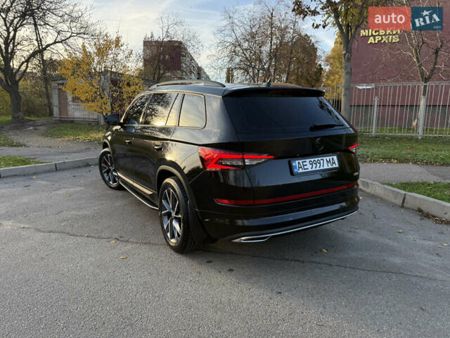 Черный Шкода Kodiaq, объемом двигателя 1.98 л и пробегом 90 тыс. км за 28500 $, фото 5 на Automoto.ua