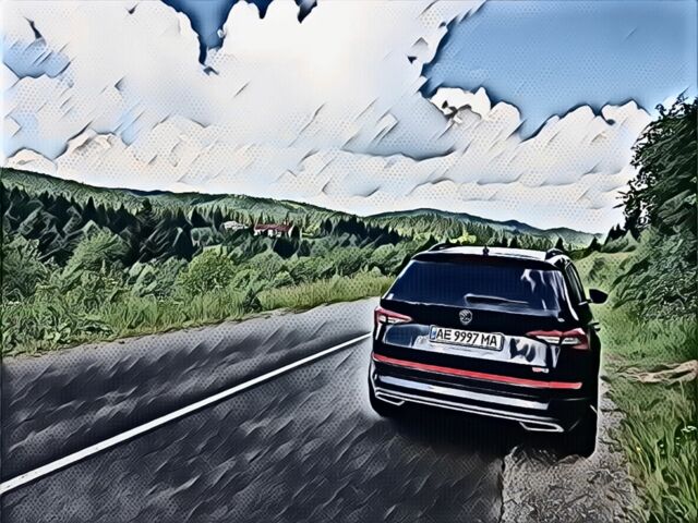 Черный Шкода Kodiaq, объемом двигателя 2 л и пробегом 88 тыс. км за 29500 $, фото 9 на Automoto.ua