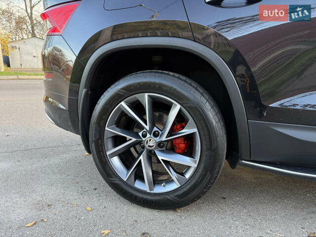 Черный Шкода Kodiaq, объемом двигателя 1.98 л и пробегом 90 тыс. км за 28500 $, фото 21 на Automoto.ua