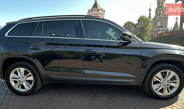 Черный Шкода Kodiaq, объемом двигателя 2 л и пробегом 82 тыс. км за 29999 $, фото 7 на Automoto.ua