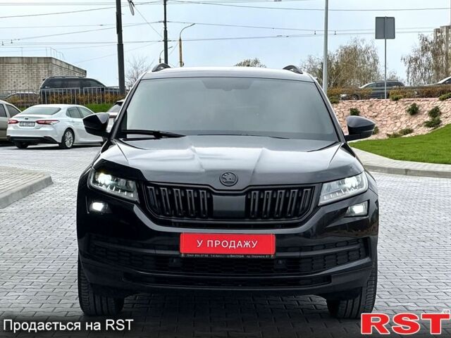 Черный Шкода Kodiaq, объемом двигателя 2 л и пробегом 132 тыс. км за 23500 $, фото 1 на Automoto.ua
