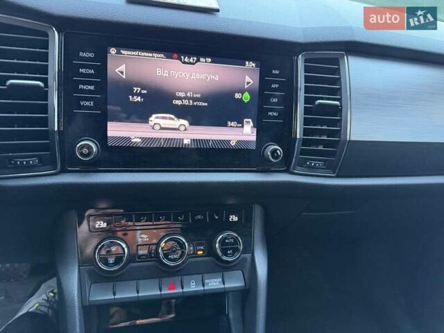 Черный Шкода Kodiaq, объемом двигателя 1.98 л и пробегом 50 тыс. км за 28500 $, фото 9 на Automoto.ua