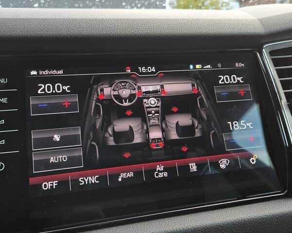 Черный Шкода Kodiaq, объемом двигателя 1.97 л и пробегом 175 тыс. км за 31999 $, фото 80 на Automoto.ua