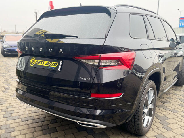 Черный Шкода Kodiaq, объемом двигателя 2 л и пробегом 157 тыс. км за 29000 $, фото 6 на Automoto.ua