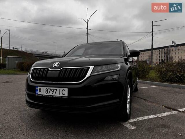 Черный Шкода Kodiaq, объемом двигателя 1.98 л и пробегом 123 тыс. км за 28000 $, фото 1 на Automoto.ua