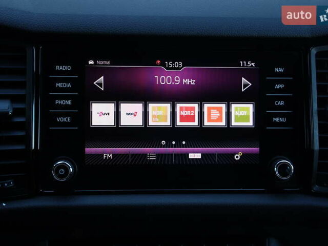 Черный Шкода Kodiaq, объемом двигателя 2 л и пробегом 185 тыс. км за 33999 $, фото 19 на Automoto.ua