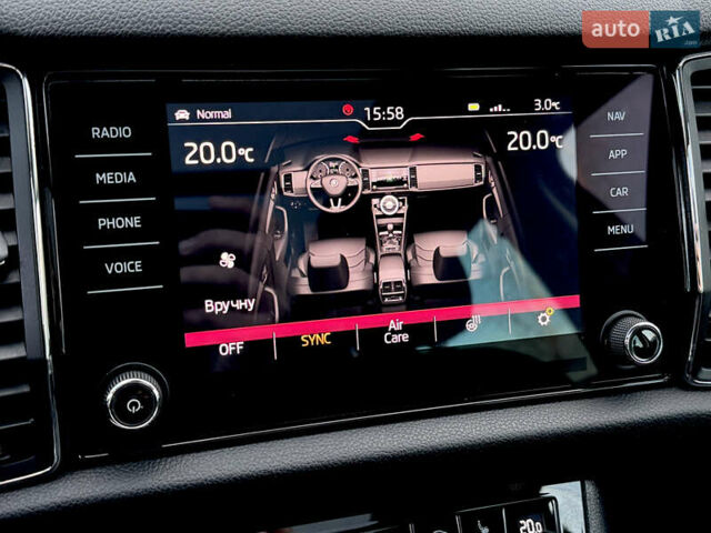 Чорний Шкода Kodiaq, об'ємом двигуна 1.97 л та пробігом 219 тис. км за 28999 $, фото 131 на Automoto.ua