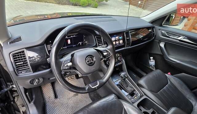 Черный Шкода Kodiaq, объемом двигателя 1.98 л и пробегом 90 тыс. км за 37500 $, фото 12 на Automoto.ua