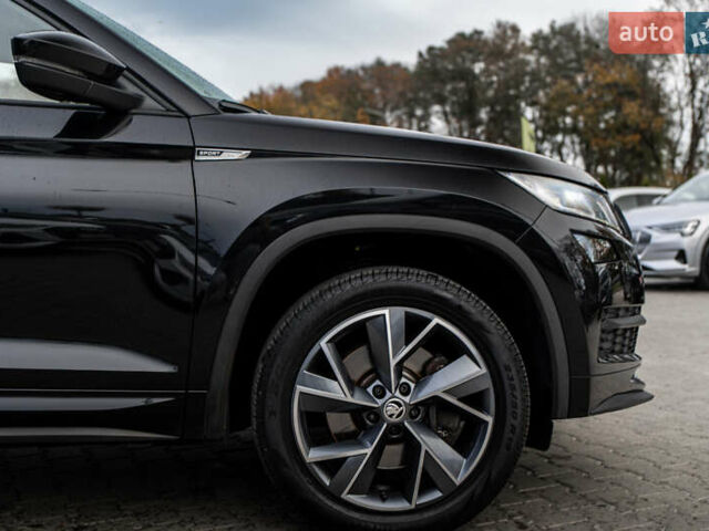 Чорний Шкода Kodiaq, об'ємом двигуна 2 л та пробігом 98 тис. км за 39500 $, фото 8 на Automoto.ua
