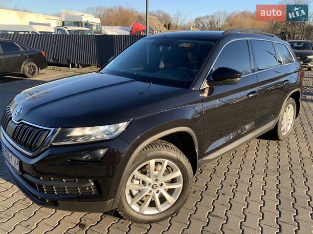 Черный Шкода Kodiaq, объемом двигателя 2 л и пробегом 65 тыс. км за 29499 $, фото 1 на Automoto.ua