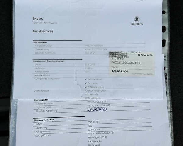 Черный Шкода Kodiaq, объемом двигателя 2 л и пробегом 237 тыс. км за 26555 $, фото 151 на Automoto.ua