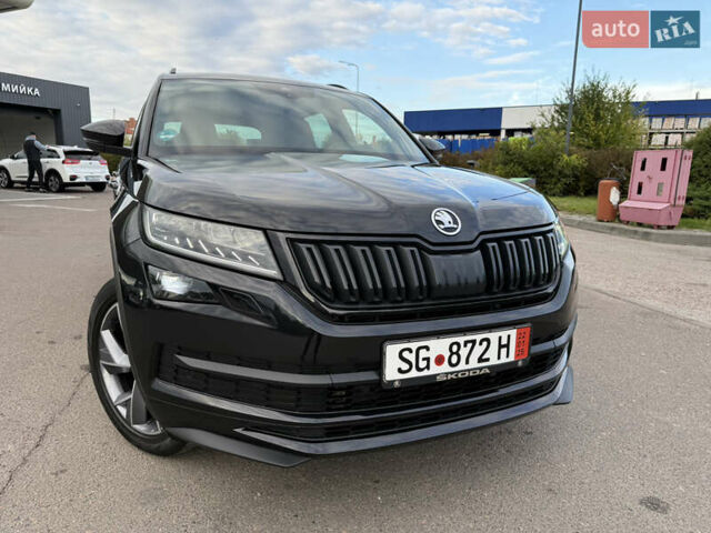 Черный Шкода Kodiaq, объемом двигателя 2 л и пробегом 160 тыс. км за 33499 $, фото 4 на Automoto.ua