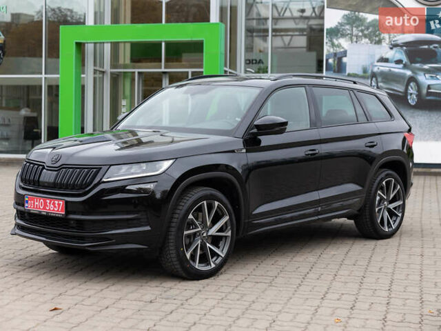 Черный Шкода Kodiaq, объемом двигателя 2 л и пробегом 228 тыс. км за 32800 $, фото 3 на Automoto.ua