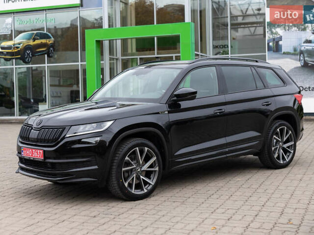 Черный Шкода Kodiaq, объемом двигателя 2 л и пробегом 228 тыс. км за 32800 $, фото 4 на Automoto.ua