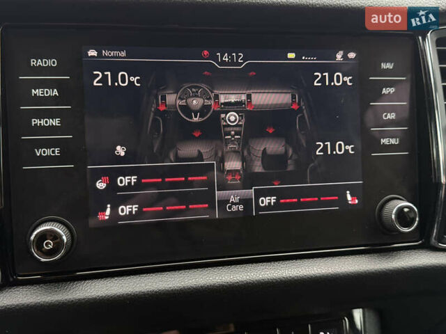 Черный Шкода Kodiaq, объемом двигателя 2 л и пробегом 237 тыс. км за 26555 $, фото 110 на Automoto.ua
