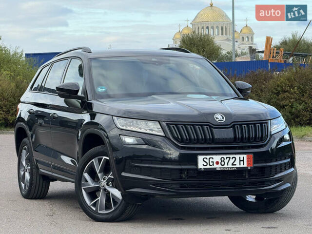 Черный Шкода Kodiaq, объемом двигателя 2 л и пробегом 160 тыс. км за 33499 $, фото 2 на Automoto.ua