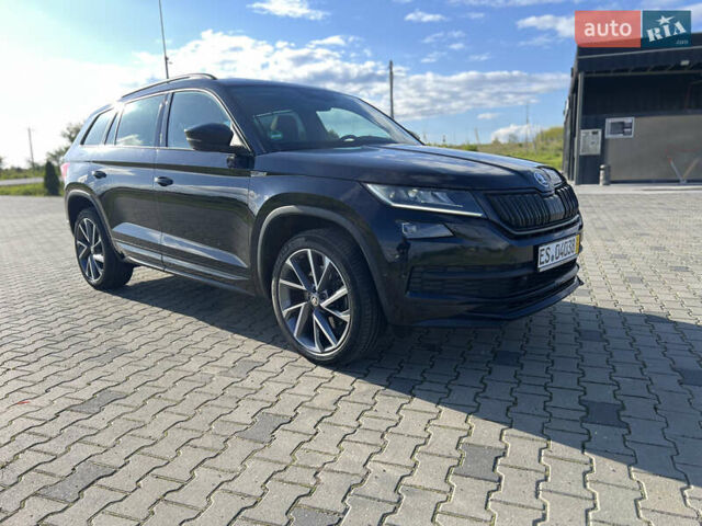 Черный Шкода Kodiaq, объемом двигателя 2 л и пробегом 190 тыс. км за 33999 $, фото 1 на Automoto.ua