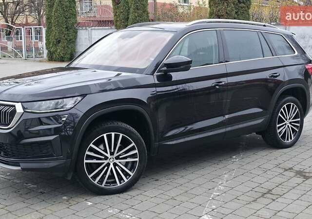 Черный Шкода Kodiaq, объемом двигателя 1.97 л и пробегом 93 тыс. км за 33500 $, фото 1 на Automoto.ua