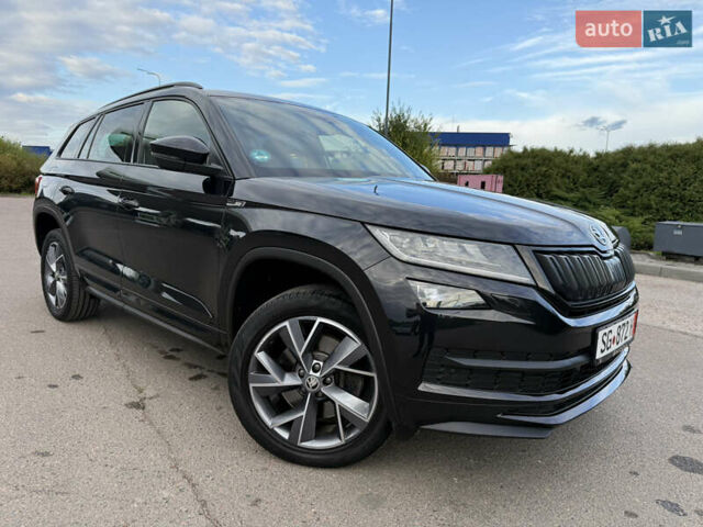 Черный Шкода Kodiaq, объемом двигателя 2 л и пробегом 160 тыс. км за 32499 $, фото 5 на Automoto.ua