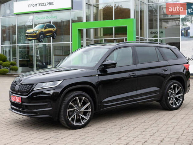 Черный Шкода Kodiaq, объемом двигателя 2 л и пробегом 228 тыс. км за 32800 $, фото 5 на Automoto.ua