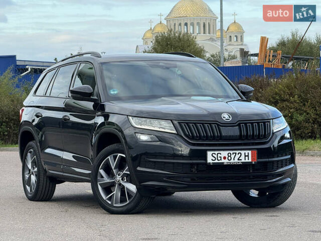 Черный Шкода Kodiaq, объемом двигателя 2 л и пробегом 160 тыс. км за 32499 $, фото 1 на Automoto.ua