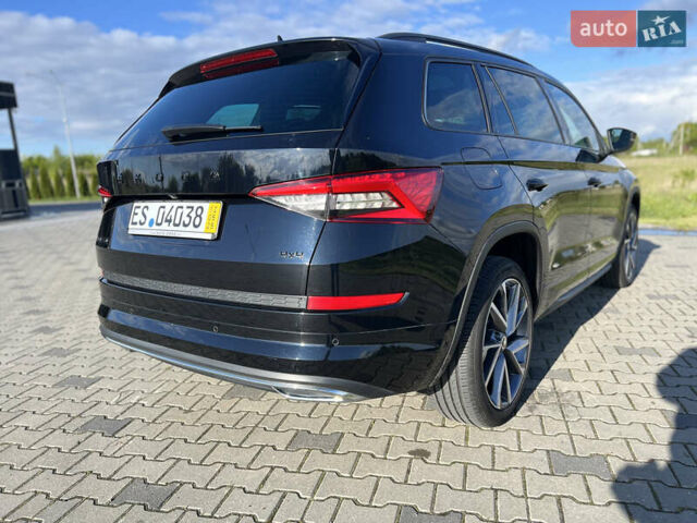 Черный Шкода Kodiaq, объемом двигателя 2 л и пробегом 190 тыс. км за 33999 $, фото 8 на Automoto.ua