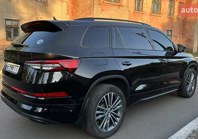 Черный Шкода Kodiaq, объемом двигателя 2 л и пробегом 43 тыс. км за 41500 $, фото 3 на Automoto.ua