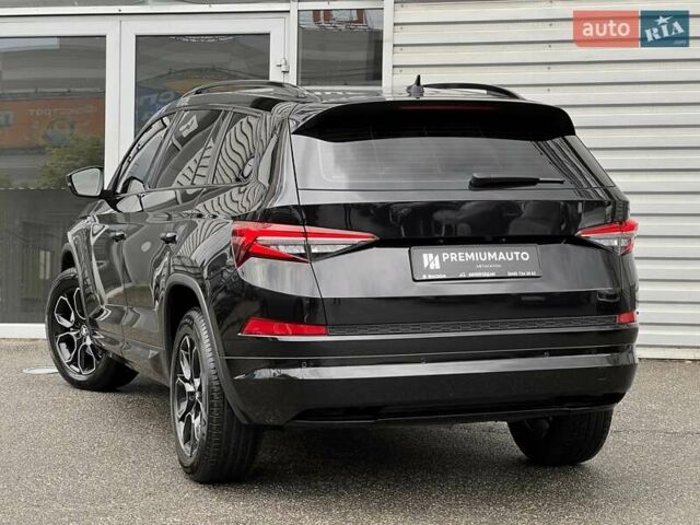 Черный Шкода Kodiaq, объемом двигателя 1.97 л и пробегом 55 тыс. км за 32900 $, фото 7 на Automoto.ua