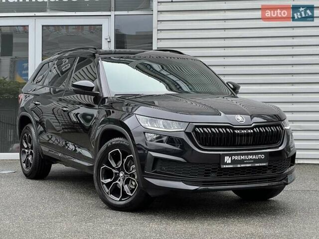 Черный Шкода Kodiaq, объемом двигателя 1.97 л и пробегом 55 тыс. км за 32900 $, фото 2 на Automoto.ua
