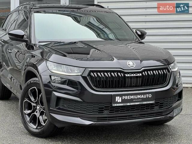 Черный Шкода Kodiaq, объемом двигателя 1.97 л и пробегом 55 тыс. км за 32900 $, фото 3 на Automoto.ua