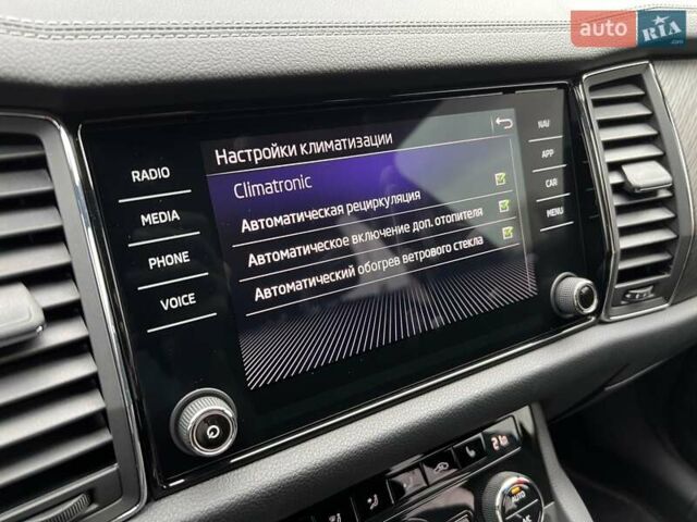 Черный Шкода Kodiaq, объемом двигателя 1.97 л и пробегом 55 тыс. км за 32900 $, фото 44 на Automoto.ua