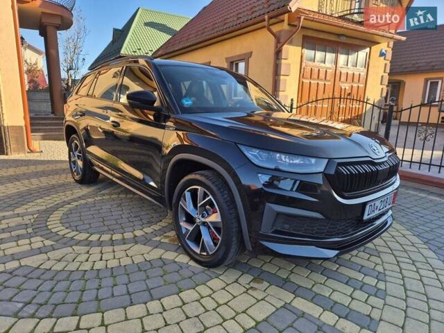 Черный Шкода Kodiaq, объемом двигателя 2 л и пробегом 225 тыс. км за 34900 $, фото 1 на Automoto.ua