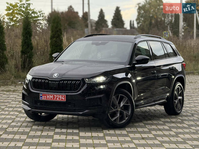 Черный Шкода Kodiaq, объемом двигателя 2 л и пробегом 150 тыс. км за 39500 $, фото 1 на Automoto.ua