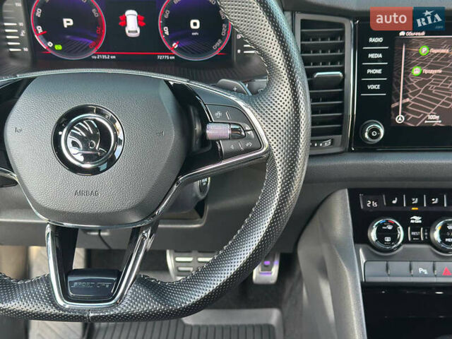 Черный Шкода Kodiaq, объемом двигателя 1.98 л и пробегом 72 тыс. км за 39000 $, фото 39 на Automoto.ua