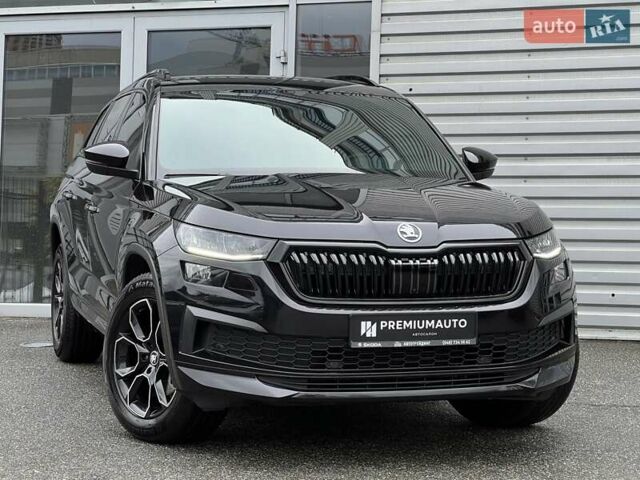 Черный Шкода Kodiaq, объемом двигателя 1.97 л и пробегом 55 тыс. км за 32900 $, фото 1 на Automoto.ua