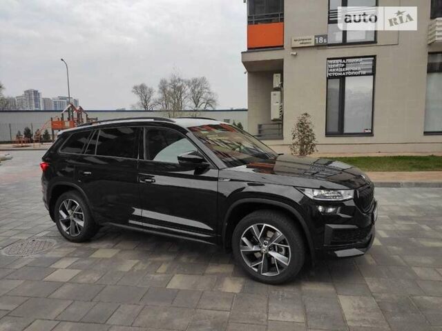 Черный Шкода Kodiaq, объемом двигателя 1.98 л и пробегом 14 тыс. км за 40700 $, фото 2 на Automoto.ua