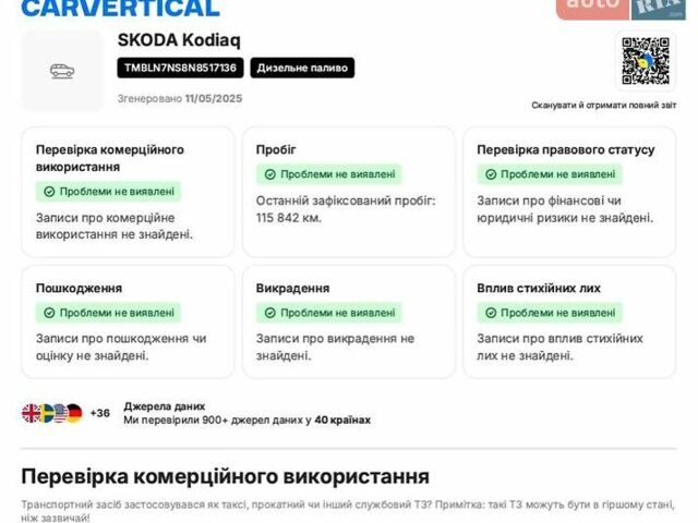 Черный Шкода Kodiaq, объемом двигателя 1.97 л и пробегом 127 тыс. км за 39900 $, фото 49 на Automoto.ua